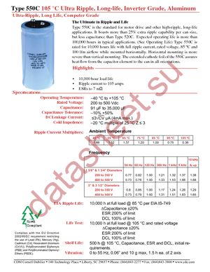 550E1215 datasheet  